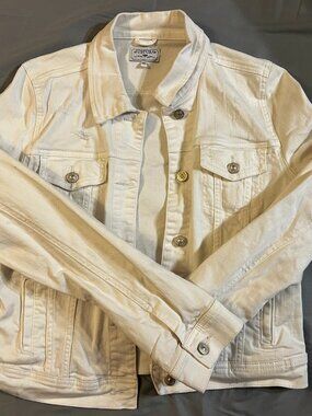 JustUSA white denim jacket